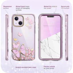 For iPhone 14 Plus Case 6.7 inch (2022) I-BLASON Cosmo Slim Full-Body Stylish Protective Case with Built-in Screen Protector