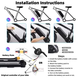 36V 10Ah/15Ah/20AH Hailong Ebike Battery with USB Lithium Li-ion 18650 Motor Bike Conversion Kit Electric Bike Bicycle