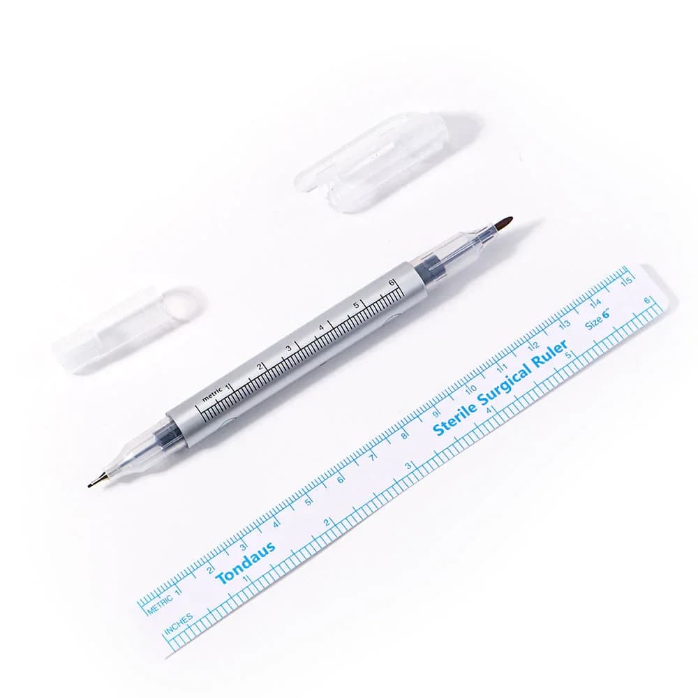 Veyes Inc Eyelash Extension Marker Pen Veyelash Sterile Beauty Fixed Point Positioning Marker for Tattoo Eyelash Grafting Tool