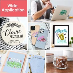 HTVRONT 80pcs/100pcs 12X12Inch Colors Self Adhesive Vinyl Sheets Permanent Sticker+Transfer Tape for Cricut Craft DIY Cups Decor
