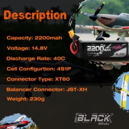 2pcs CNHL 4S 14.8V 2200mAh Lipo Battery 30C 40C 70C With XT60 T Dean Plug For RC Airplane Car FPV Helicopter Drone Quadcopter