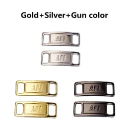 Shoelace Buckle Metal Shoelaces Accessories AF1 Shoelaces buckle Metal Lace Lock DIY Sneaker Kits Lace Buckle shoe decoration