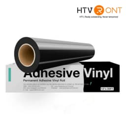 HTVRONT 12"X30ft/30x900cm Glossy Permanent Adhesive Vinyl Roll for Cricut Craft Cutter DIY Cup Glass Phone Case Decor Stickers