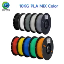 Specify Color 10KG PLA Filament for 3D Printer Plastic 1KG/Roll 1.75MM 100% Filaments Line Up Neatly FDM Printing Materials