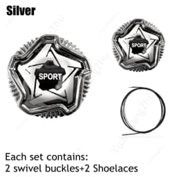 1Pair Swivel Buckle Laces Sneakers Boots Automatic Shoelaces Without ties Adults Kids No Tie Shoe laces Shoes Accessories