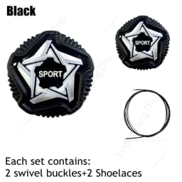 1Pair Swivel Buckle Laces Sneakers Boots Automatic Shoelaces Without ties Adults Kids No Tie Shoe laces Shoes Accessories