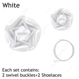 1Pair Swivel Buckle Laces Sneakers Boots Automatic Shoelaces Without ties Adults Kids No Tie Shoe laces Shoes Accessories