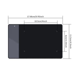 HUION OSU 420 4' Graphic Digital Tablets Professional Signature Drawing Tablets Handwriting Tablet Black 2048 Levels 176 X 111mm