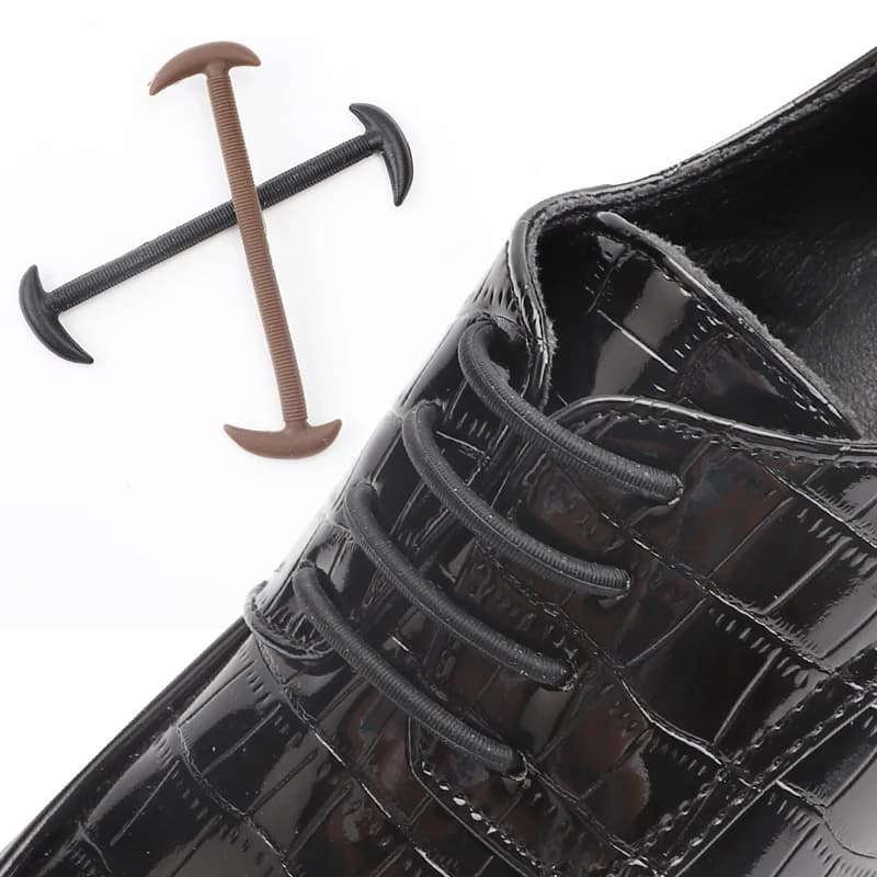 12Pcs Stretch No Tie Shoe laces Silicone Shoelaces Elastic Laces Sneakers Kids and Adult Round Shoelace Rubber Bands for Shoes