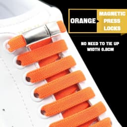 1Pair Magnetic Lock Shoelaces without ties Flat Elastic Laces Sneakers Boots No Tie Shoelace Rubber Bands for Shoe Accessories