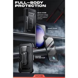SUPCASE For Samsung Galaxy S23 FE Case (2023) UB Pro Full-Body Dual Layer Rugged Case WITH Built-in Screen Protector & Kickstand