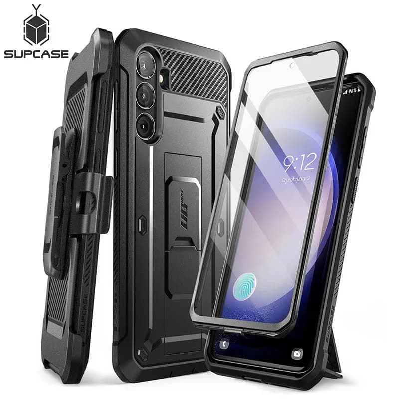 SUPCASE For Samsung Galaxy S23 FE Case (2023) UB Pro Full-Body Dual Layer Rugged Case WITH Built-in Screen Protector & Kickstand
