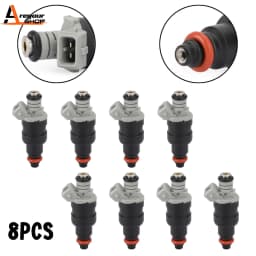 Areyourshop 8PCS Fuel Injectors Fit For Grand Cherokee Ram3500/2500/1500 B3500 B2500 B1500 1996-1998 53030778 Car Parts