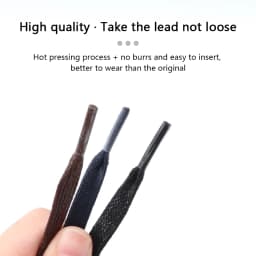 Cotton Waxed Shoelaces Flat Shoe laces Oxford Boots Laces for Shoes Waterproof Leather Shoelace 60/80/100/120/140/180cm 1Pair