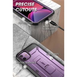 For iPhone 11 Case 6.1" (2019 Release) SUPCASE UB Pro Full-Body Rugged Holster Cover with Built-in Screen Protector & Kickstand