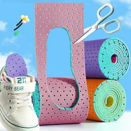 1Roll DIY Self-Cut Memory foam Shoes Insole Breathable Non Slip Shoe Pads Kids Adults Soft Comfort Plantar Fasciitis Insoles