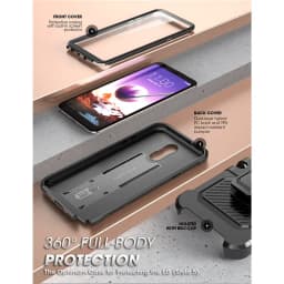 For LG Stylo 5 Case (2019 Release) SUPCASE Unicorn Beetle Pro Full-Body Rugged Holster Clip Cover with Built-in Screen Protector