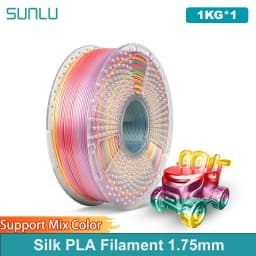 SUNLU SILK 3D Printing Filament 1.75MM +/-0.02MM 1KG Close To Silk Effect Smooth And Delicate More Tenacity Than PLA And PLAPLUS