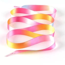 1Pair Satin Silk Ribbon Shoelaces White Sneaker shoes lace  Canvas shoe laces 2cm Width 80cm/100cm/120cm Length Shoelace