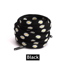 New Sakura Shoelaces Flat Little Daisies Shoe laces High-top Canvas Sneakers Shoelace AF1 Laces Shoe Strings 100/120/140/160CM