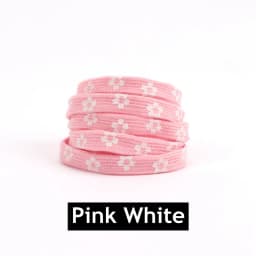 New Sakura Shoelaces Flat Little Daisies Shoe laces High-top Canvas Sneakers Shoelace AF1 Laces Shoe Strings 100/120/140/160CM