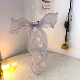 1PC Organza Streamers Elastic Hair Bands for Women Girls Bowknot Scrunchies Headband Hair Ties Ponytail Holder Hair Accessories