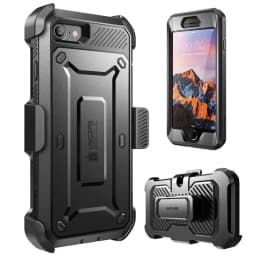 SUPCASE For iPhone SE 2022/2020 Case For iPhone 7/8 Case UB Pro Full-Body Holster Protective Case WITH Built-in Screen Protector