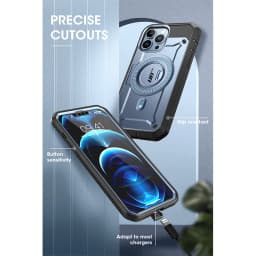 For iPhone 13 Pro Max Case 6.7“ 2021 SUPCASE UB Pro Mag Full-Body Rugged Belt-Clip Case with Built-in Screen Protector Kickstand