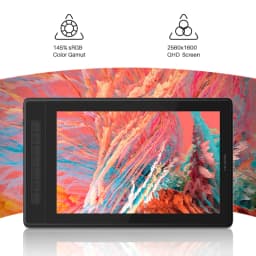HUION KAMVAS Pro 13 2.5k Graphic Tablet Monitor Pen Graphics Display Digital Battery-Free Drawing HD Graphical Screen