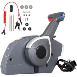 For OMC BRP Johnson Evinrude side surface mounted remote control box 5006180 with trim switch