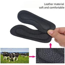 Cowhide Heel Protectors Stickers Sneakers Heels Feet Pads Genuine Leather Non Slip Shoe Pads Foot Pain Relievers Shoes Inserts