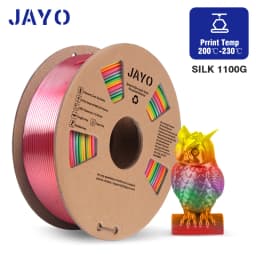 JAYO PETG/PLA+/SILKPLA/PLAMeta/PLAMatte/ABS/ PLA Filament 1.75mm 1.1/0.65KG 3D Printer Filament For FDM 100% No Bubble Mix Color