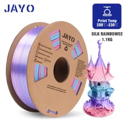 JAYO PETG/PLA+/SILKPLA/PLAMeta/PLAMatte/ABS/ PLA Filament 1.75mm 1.1/0.65KG 3D Printer Filament For FDM 100% No Bubble Mix Color
