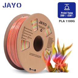 JAYO PETG/PLA+/SILKPLA/PLAMeta/PLAMatte/ABS/ PLA Filament 1.75mm 1.1/0.65KG 3D Printer Filament For FDM 100% No Bubble Mix Color