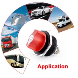 50A 100A 200A 300A Car Battery Switch DC 32V Disconnecter Battery Isolator Cut Off Switch Kit For Car Motorcycle Truck Boat