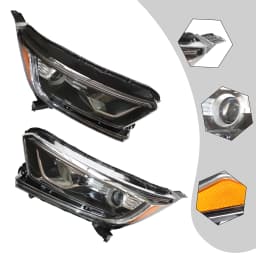 Left / Right Headlights Halogen Headlamps Assembly 33100-TLA-A01 For 2017-2021 Honda CRV