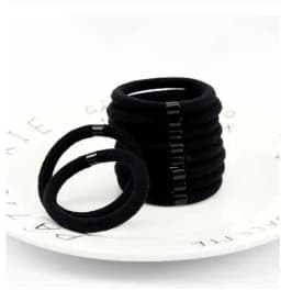 10pcs/lot For Women Elastic Hair Bands Simple Style HairTie Scrunchies Pure Color High Elastic Hair Rope Girls Hair Accessories