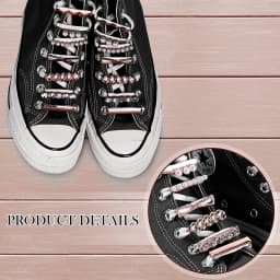 Sneakers Shoelaces Decoration Metal Shoelace Buckle DIY Shoes Accessories Women Girl Shiny Rhinestones Shoe laces Clips 1Pcs