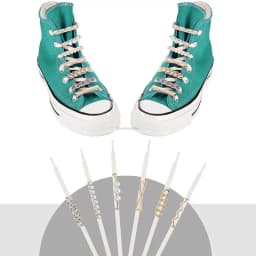 Sneakers Shoelaces Decoration Metal Shoelace Buckle DIY Shoes Accessories Women Girl Shiny Rhinestones Shoe laces Clips 1Pcs