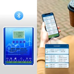 MPPT 2000W 3000W Hybrid Wind Solar Charge Controller Wind Turbine Solar panel Regulator WIFI For 12V 24V 48V Wind Solar system