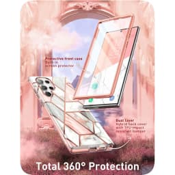 For Samsung Galaxy S22 Ultra Case 5G (2022 Release) I-BLASON Cosmo Slim Stylish Protective Case with Built-in Screen Protector