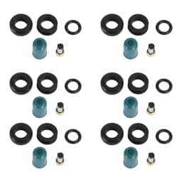 Areyourshop 6PCS Fuel Injectors Repair Seal Rebuild Kit Fit for Toyota 3VZE 1988-1995 3.0L