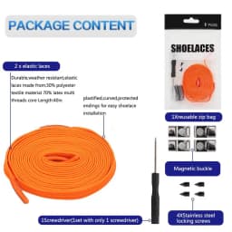 Magnetic Lock Shoelaces without ties Elastic Laces Sneakers No Tie Shoe laces Kids Adult Flat Shoelace One Size fits All Shoes