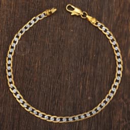 Men's Bracelet 4mm 6mm Cuban Link Chain Gold Color Mix Silver Color Bracelet for Women Men fashion 2020 Jewelry Gift GB94A