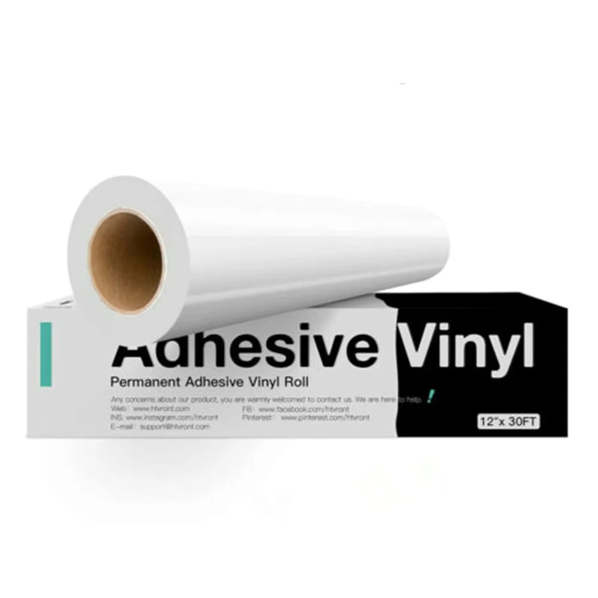 HTVRONT 12"X30ft/30x900cm Multi Colors Permanent Adhesive Vinyl Roll for Cricut Craft Cutter DIY Cup Glass Case Decor Stickers