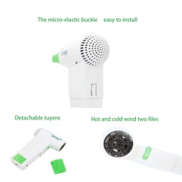 Portable Wireless Hair Dryer with Charging USB Battery Hot and Cold Blower Suitable for Outdoor Baby Pet Personal Care Tools