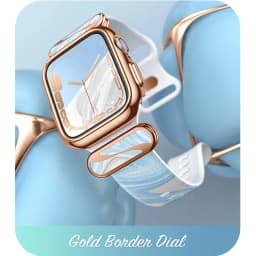 Case For Apple Watch 7/6/5/4/SE3/SE2/SE (40/41mm) I-BLASON Cosmo Luxe Series Stylish Protective Case with Adjustable Soft Strap
