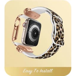 Case For Apple Watch 7/6/5/4/SE3/SE2/SE (40/41mm) I-BLASON Cosmo Luxe Series Stylish Protective Case with Adjustable Soft Strap