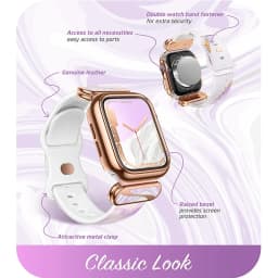 Case For Apple Watch 7/6/5/4/SE3/SE2/SE (40/41mm) I-BLASON Cosmo Luxe Series Stylish Protective Case with Adjustable Soft Strap