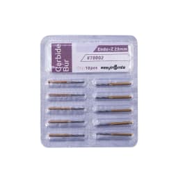 10pcs/pack Easyinsmile Endo-Z Bur Dental Carbide Tungsten 1.4*23mm Surgical Cutter